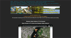 Desktop Screenshot of delawarevalleyoutdoors.com